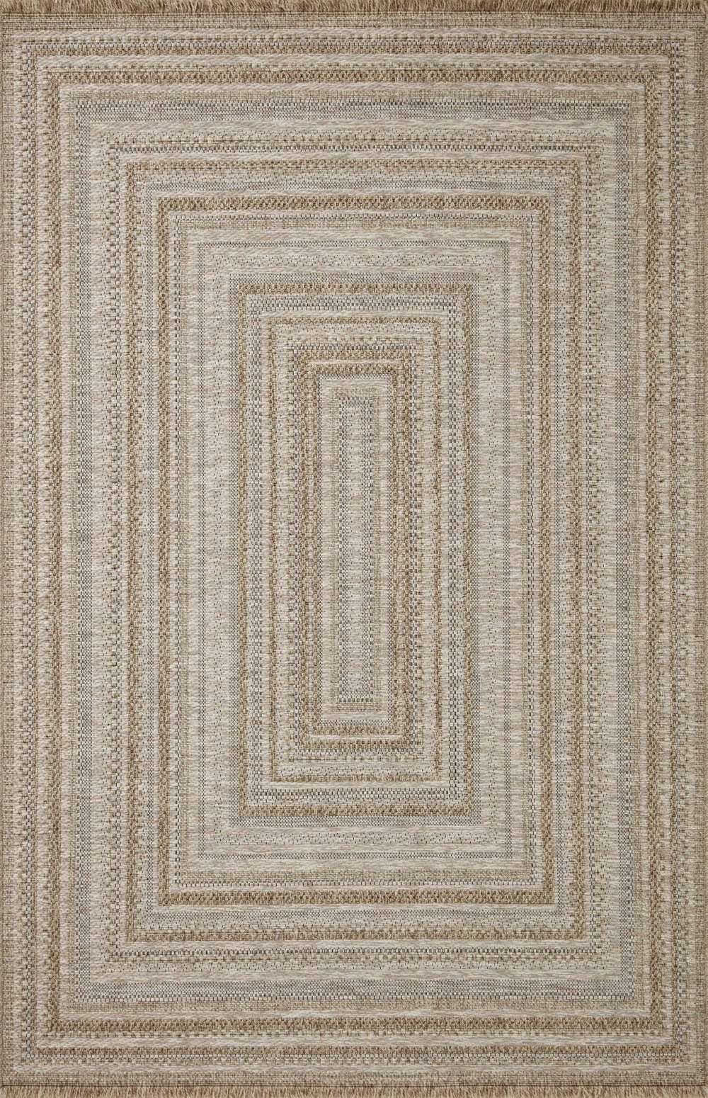 Loloi Loloi II Dawn DAW-01 Indoor/Outdoor Power Loomed Rug Natural 11'-4" x 15'