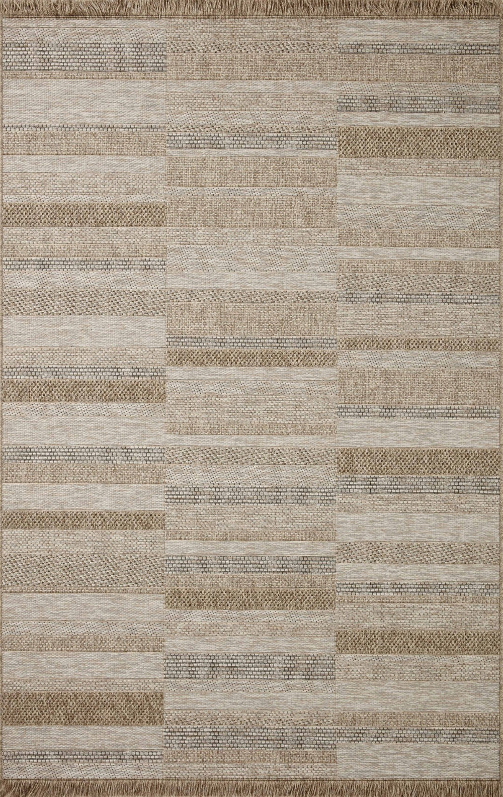 Loloi Loloi II Dawn DAW-03 Indoor/Outdoor Power Loomed Rug Natural 11'-4" x 15'