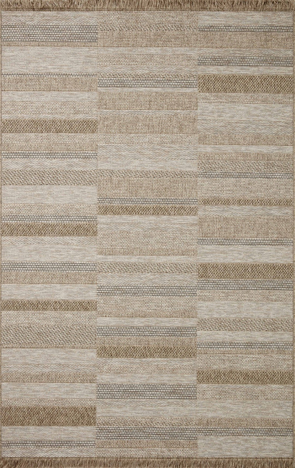 Loloi Loloi II Dawn DAW-03 Indoor/Outdoor Power Loomed Rug Natural 11'-4" x 15'