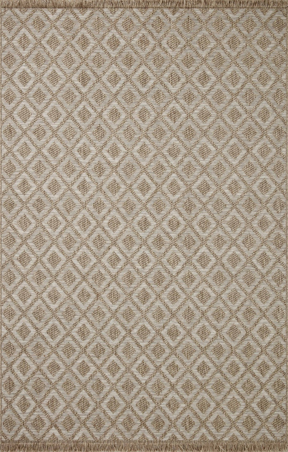 Loloi Loloi II Dawn DAW-07 Indoor/Outdoor Power Loomed Rug Natural 11'-4" x 15'