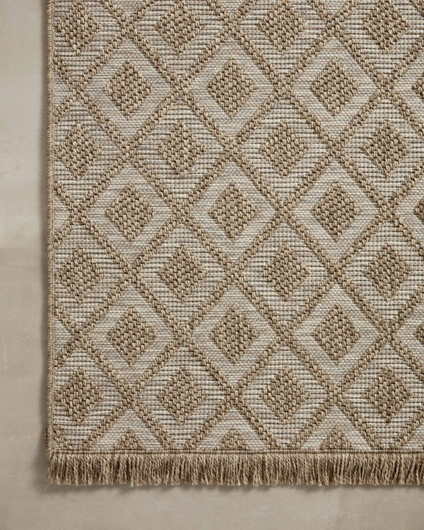 Loloi Loloi II Dawn DAW-07 Indoor/Outdoor Power Loomed Rug Natural 11'-4" x 15'