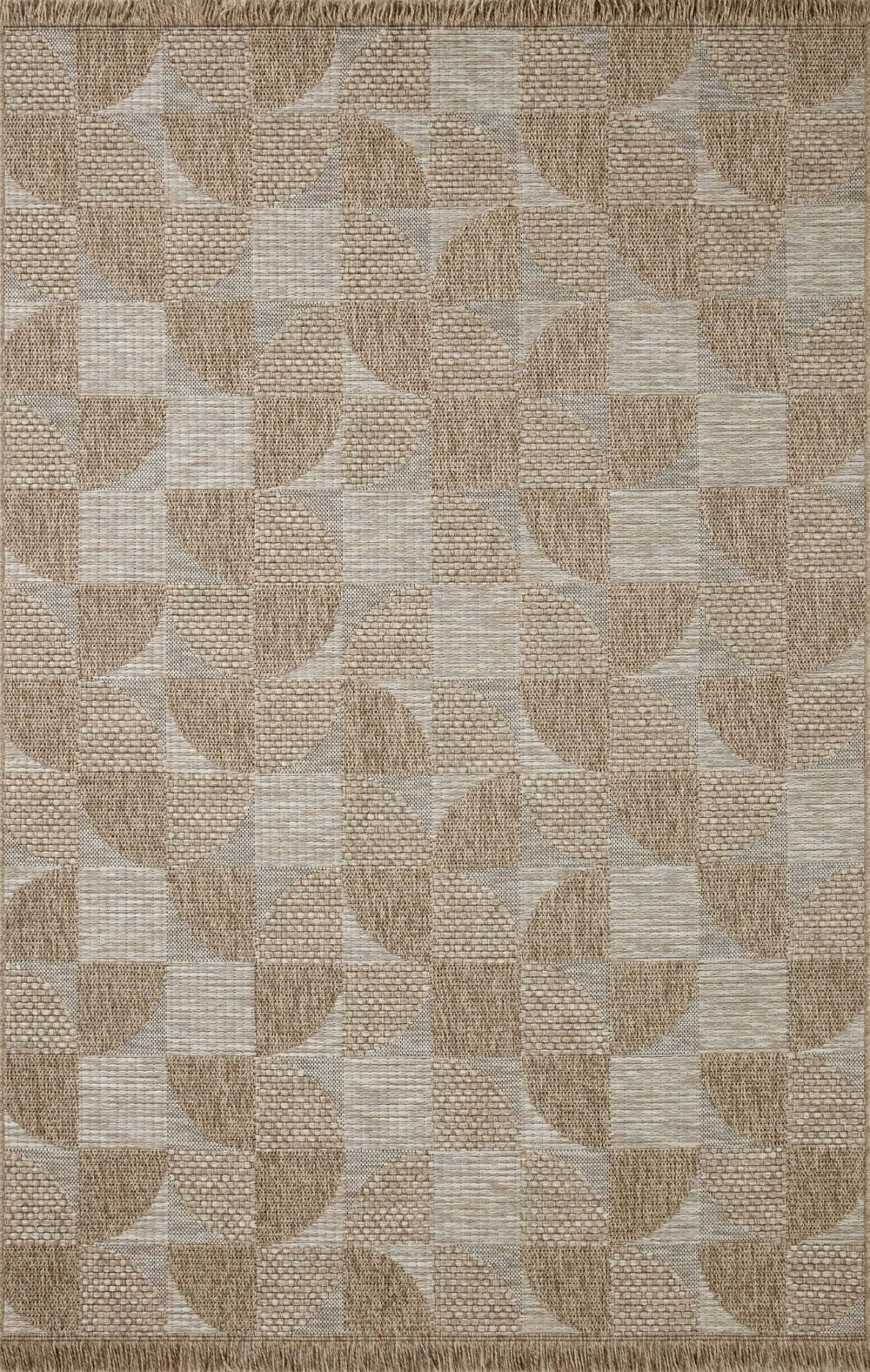 Loloi Loloi II Dawn DAW-08 Indoor/Outdoor Power Loomed Rug Natural 11'-4" x 15'