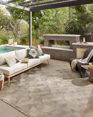 Loloi Loloi II Dawn DAW-08 Indoor/Outdoor Power Loomed Rug Natural 11'-4" x 15'