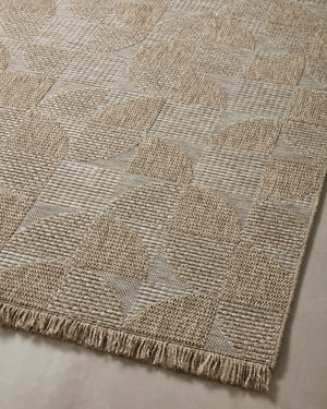 Loloi Loloi II Dawn DAW-08 Indoor/Outdoor Power Loomed Rug Natural 11'-4" x 15'