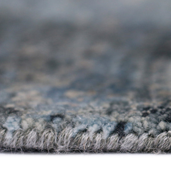 AMER Rugs Dazzle DAZ-123 Hand-Knotted Abstract Transitional Area Rug Blue 10' x 14'