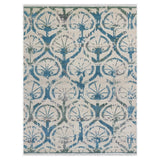 AMER Rugs Dazzle DAZ-3 Hand-Knotted Floral Transitional Area Rug Teal 10' x 14'