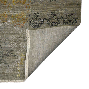 AMER Rugs Dazzle DAZ-6 Hand-Knotted Geometric Transitional Area Rug Tan 10' x 14'