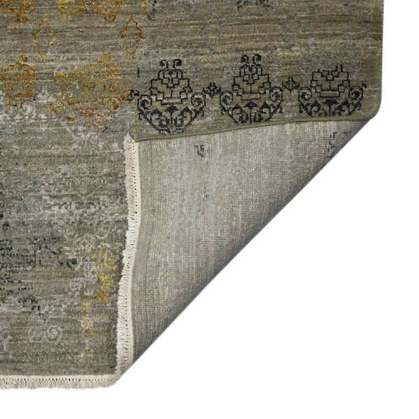 AMER Rugs Dazzle DAZ-6 Hand-Knotted Geometric Transitional Area Rug Tan 10' x 14'