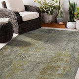 AMER Rugs Dazzle DAZ-6 Hand-Knotted Geometric Transitional Area Rug Tan 10' x 14'