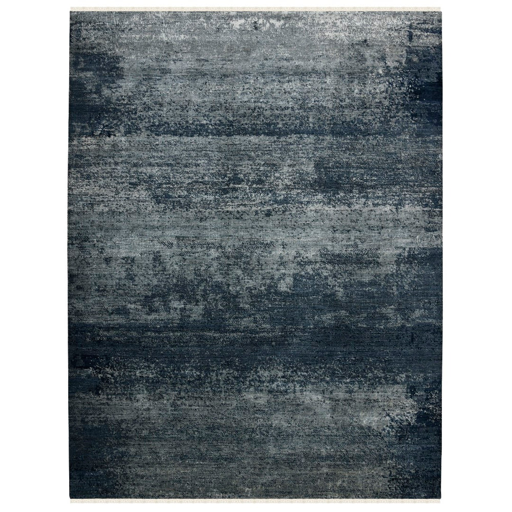 AMER Rugs Dazzle DAZ-86 Hand-Knotted Abstract Transitional Area Rug Blue 10' x 14'