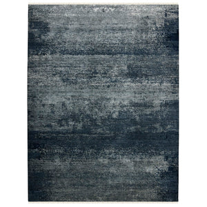 AMER Rugs Dazzle DAZ-86 Hand-Knotted Abstract Transitional Area Rug Blue 10' x 14'