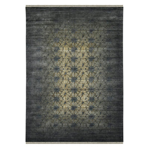 AMER Rugs Dazzle DAZ-95 Hand-Knotted Abstract Transitional Area Rug Graphite 10' x 14'