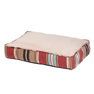 HiEnd Accents Calhoun Dog Bed DB4060 Multi Color Cover: 90% polyester, 10% cotton; Fill: 100% polyester; Liner: 100% polyester 23x34x6