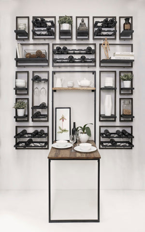 LH Imports D-Bodhi Metal Frame Wall Box DBA54-BLK