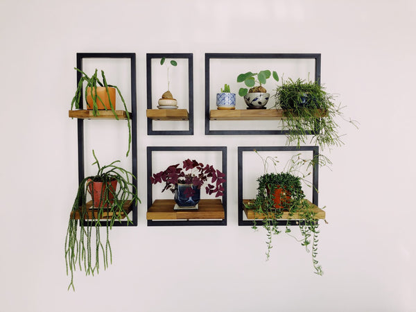 LH Imports D-Bodhi Metal Frame Wall Box- Natural, Type B DBA55