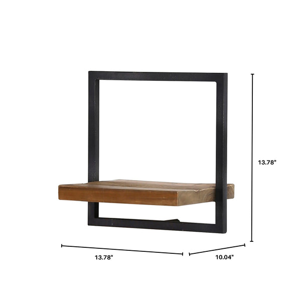 LH Imports D-Bodhi Metal Frame Wall Box- Natural, Type B DBA55