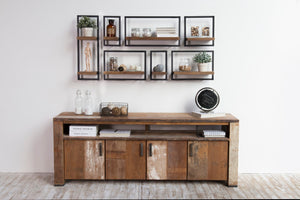 LH Imports D-Bodhi Metal Frame Wall Box- Natural, Type B DBA55