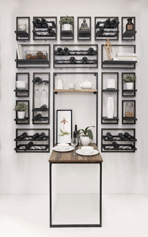 LH Imports D-Bodhi Metal Frame Wall Box DBA56-BLK