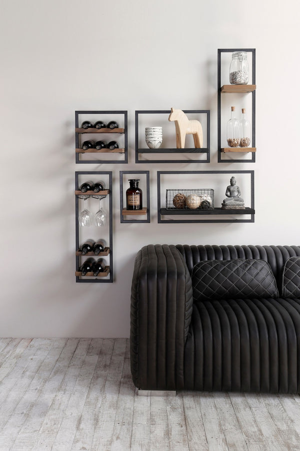 LH Imports D-Bodhi Metal Frame Wall Box DBA57-BLK