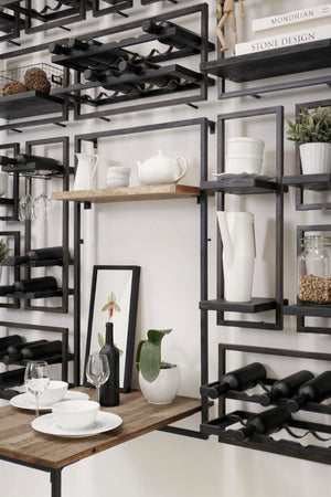 LH Imports D-Bodhi Metal Frame Wall Box DBA58-BLK