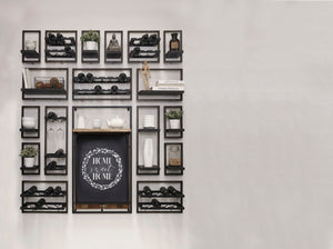 LH Imports D-Bodhi Metal Frame Wall Box DBA58-BLK