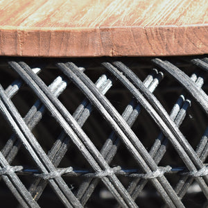 LH Imports D-Bodhi Wave Side Table DBA96-BLK