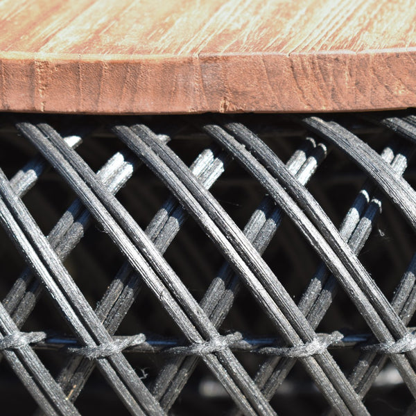 LH Imports D-Bodhi Wave Side Table DBA96-BLK