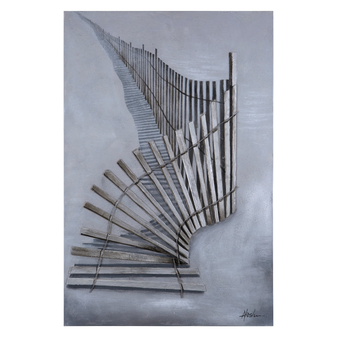 Yosemite Home Decor Tangled Up Abstract Fence Art - Thumbnail 2