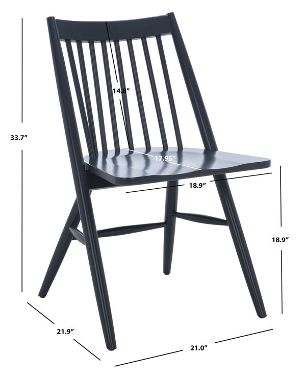 Safavieh Wren 19"H Spindle Dining Chair DCH1000G-SET2