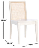 Safavieh Benicio Rattan Dining Chair - Set of 2 DCH1005B-SET2