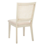 Safavieh Margo Dining Chair - Set of 2 White Washed / White Wood DCH1012A-SET2