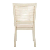 Safavieh Margo Dining Chair - Set of 2 White Washed / White Wood DCH1012A-SET2