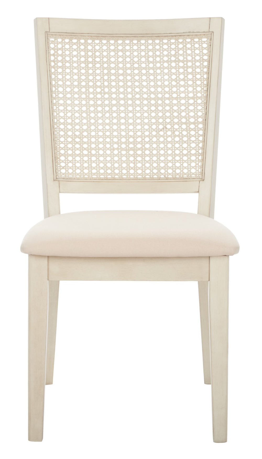 Safavieh Margo Dining Chair - Set of 2 White Washed / White Wood DCH1012A-SET2