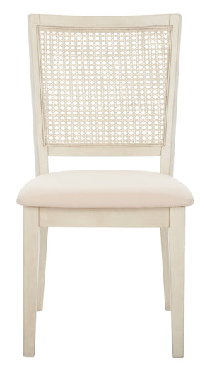 Safavieh Margo Dining Chair - Set of 2 White Washed / White Wood DCH1012A-SET2