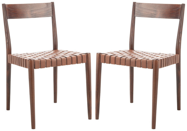 Set of 2 - Eluned Leather Dining Chair