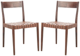 Set of 2 - Eluned Leather Dining Chair