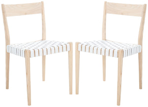 Set of 2 - Eluned Leather Dining Chair