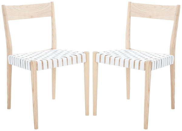 Set of 2 - Eluned Leather Dining Chair