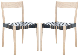 Set of 2 - Eluned Leather Dining Chair