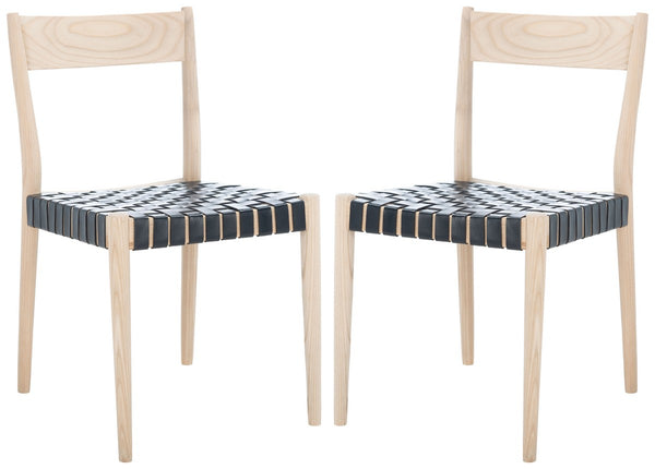 Set of 2 - Eluned Leather Dining Chair