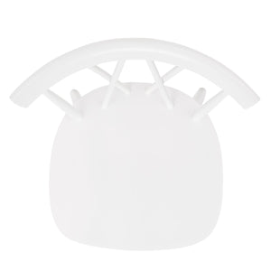 Farley Dining Chair - Modern Coastal Design with Elegant Black Frame and Woven Decorative Detail