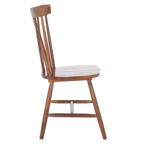 Safavieh Friar Dining Chair - Set of 2 White Wood DCH1401B-SET2