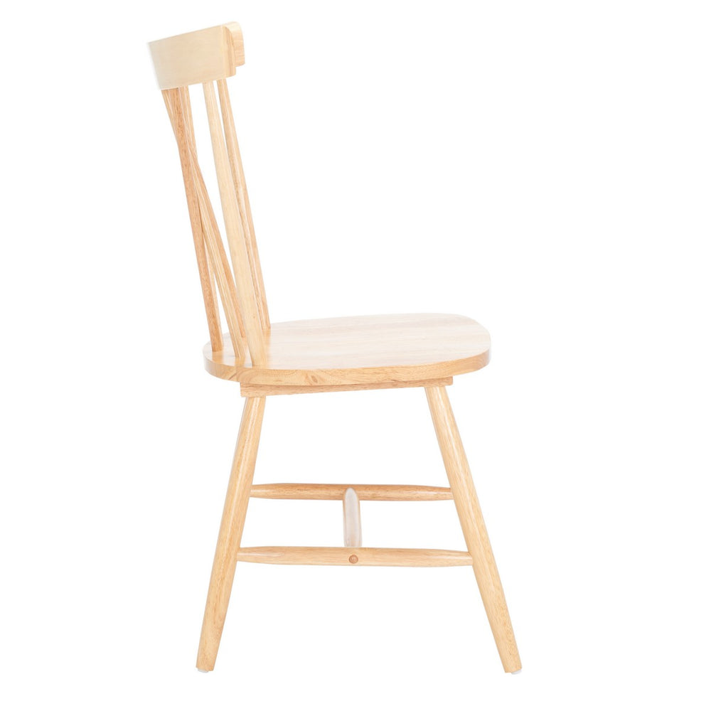 Safavieh Friar Dining Chair - Set of 2 White Wood DCH1401B-SET2