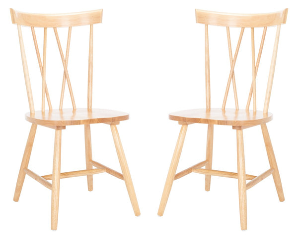 Friar Dining Chairs Set of 2 - Classic-Contemporary Windsor Design for Elegant Dining Spaces