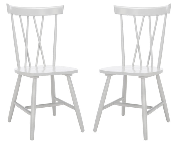 Friar Dining Chairs Set of 2 - Classic-Contemporary Windsor Design for Elegant Dining Spaces