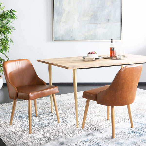 Lulu Plush Velvet Dining Chair Set of 2 – Chic Grey Upholstered Comfort with Gold Legs for Elegance