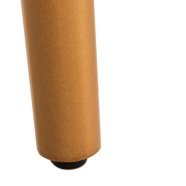 Giani Elegant Art Deco Dining Chair Set of 2 in Dusty Rose Velvet with Chic Gold Metal Finish