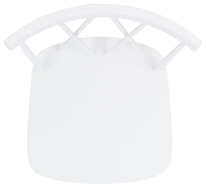 Safavieh Tayten Spindle Back Dining Chair in White - Set of 2 DCH8502A-SET2
