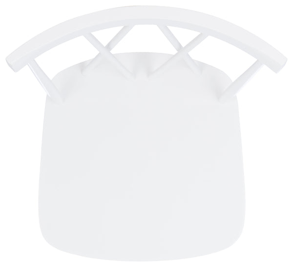 Safavieh Tayten Spindle Back Dining Chair in White - Set of 2 DCH8502A-SET2