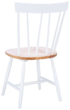 Safavieh Kealey Dining Chair in Natural, White - Set of 2 DCH8503A-SET2